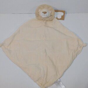 Angel Dear Pale yellow Tan Plush Lion Security blanket Baby lovey Nunu NEW